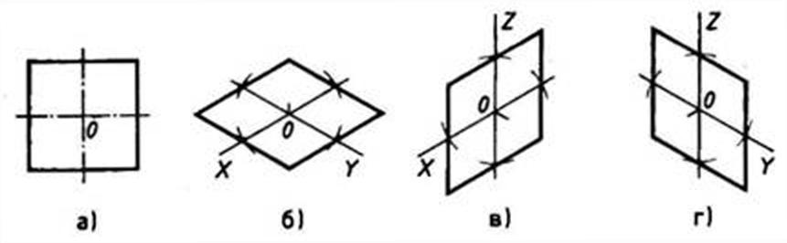 Как начертить объемный треугольник черчение