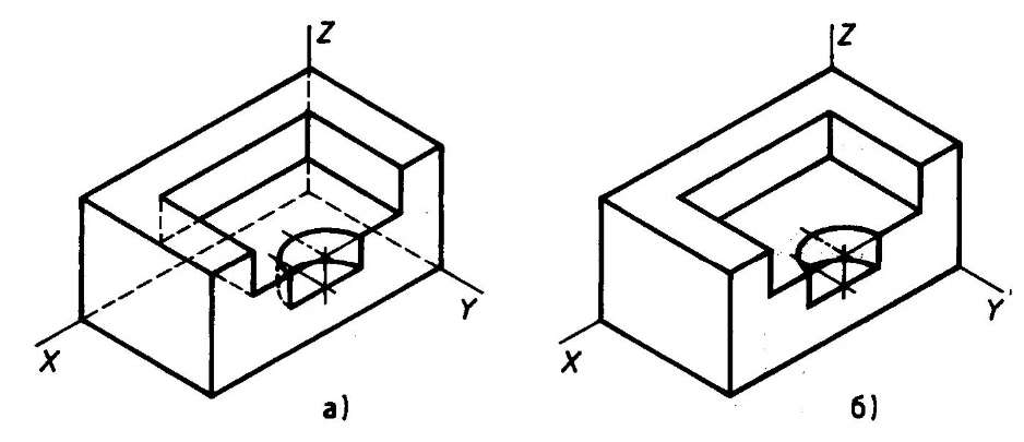 Как построить изометрическую проекцию треугольника
